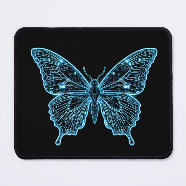Item preview, Cyber Butterfly Neon Circuit Board Tech Nature designed and sold by Dariusz.K.