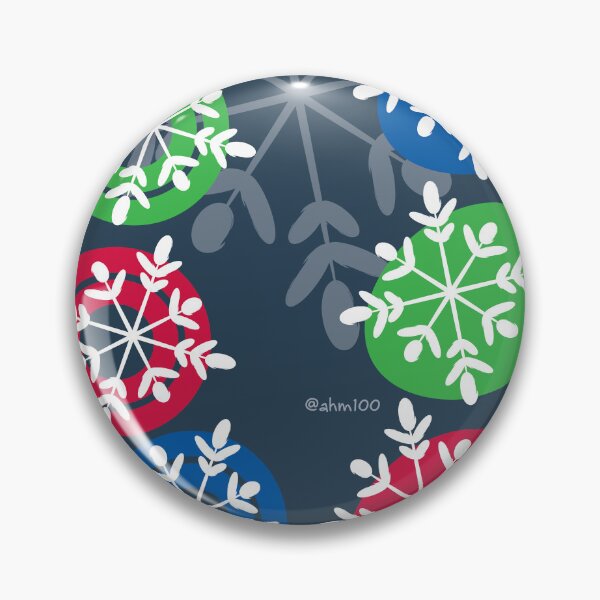 Item preview, RGB Snowflakes on Ultra Gray designed and sold by Arbol100.