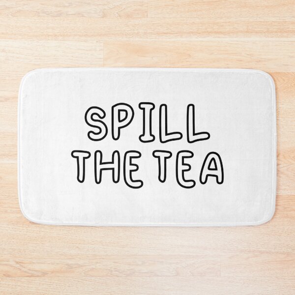 Item preview, Spill the tea, Outline Handwritten Quotes designed and sold by Memes N Lore .