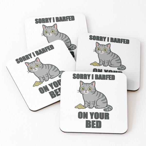 Item preview, Sorry I Barfed On Your Bed – Funny Sarcastic Cat Design designed and sold by storelibertys.