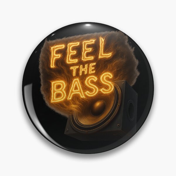 Item preview, Feel the Bass - Neon Soundwave Explosion designed and sold by MKreative Studio.