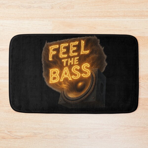 Item preview, Feel the Bass - Neon Soundwave Explosion designed and sold by MKreative Studio.