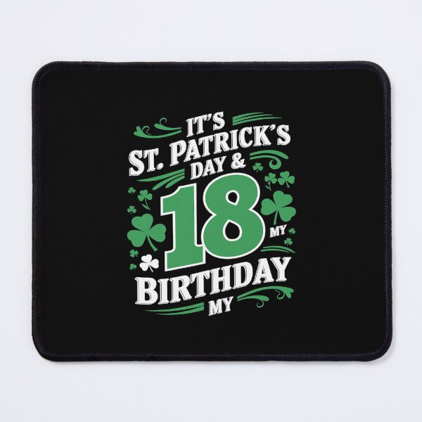 Item preview, It's Saint Patrick's Day My 18th Birthday Happy 18 Years Old designed and sold by PowAcademy.