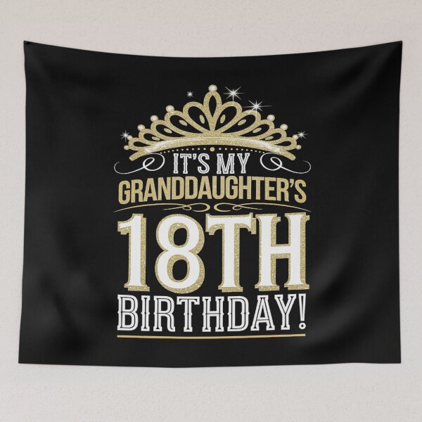 Item preview, It's My Granddaughter's 18th Birthday 18 Years Old Girl  designed and sold by AquaKiev.