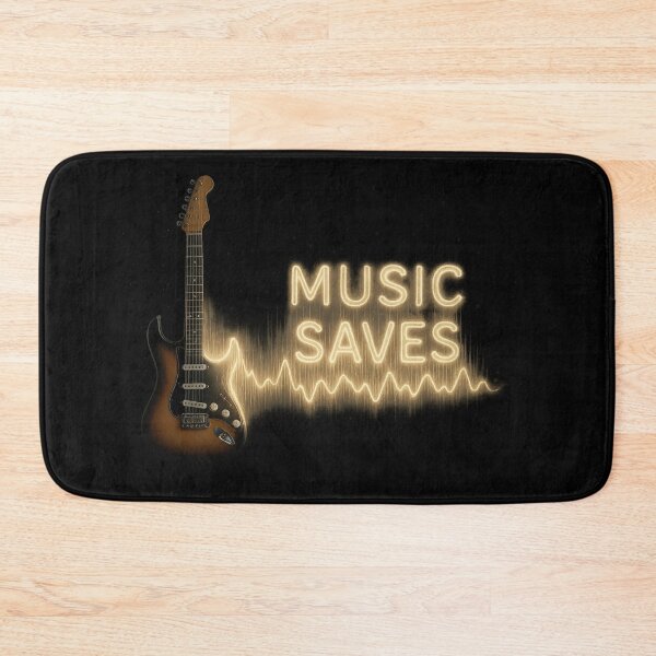 Item preview, Music Saves - Electric Guitar Lightwave Design designed and sold by MKreative Studio.