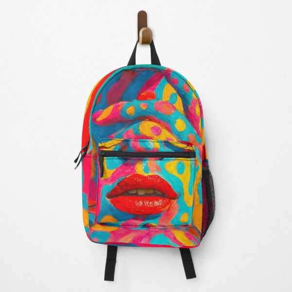 Item preview, Colorful Vibes - Pop Art Portrait with Yellow Sunglasses | Abstract Face Painting designed and sold by Art Lea.