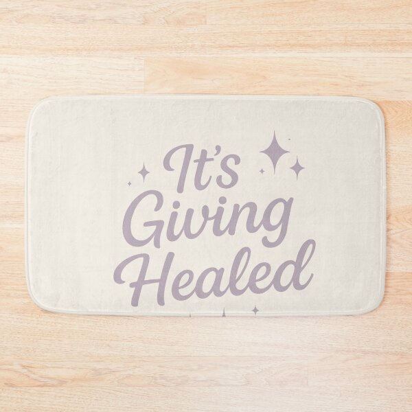Item preview, It’s Giving Healed – Healing Affirmation Quote Design designed and sold by astersgraphics.