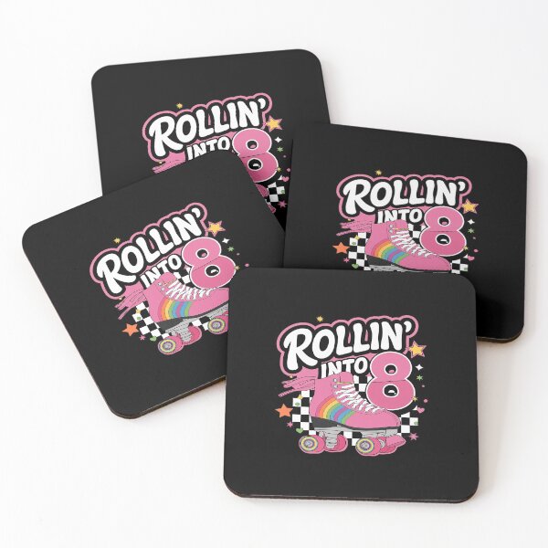 Item preview, Rolling Into 8 Years Old Roller Skating Girl 8th Birthday  designed and sold by MythWoot.