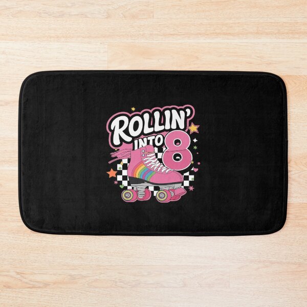 Item preview, Rolling Into 8 Years Old Roller Skating Girl 8th Birthday  designed and sold by MythWoot.