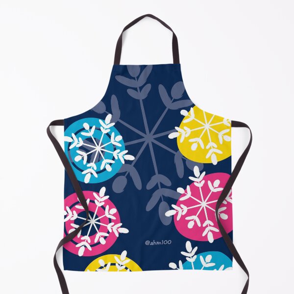 Item preview, CMYK Snowflakes on Ultra Blue designed and sold by Arbol100.