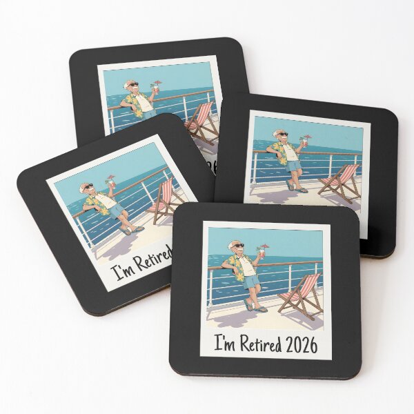 Item preview, It's 5 o'clock Everywhere I'm Retired 2026 Retirement Cruise designed and sold by designsbyaneta.