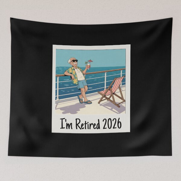 Item preview, It's 5 o'clock Everywhere I'm Retired 2026 Retirement Cruise designed and sold by designsbyaneta.