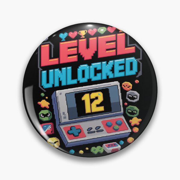 Item preview, Level 12 Unlocked Video Gamer 12th Birthday  12 Year Old  designed and sold by PowAcademy.