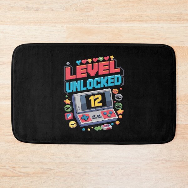 Item preview, Level 12 Unlocked Video Gamer 12th Birthday  12 Year Old  designed and sold by PowAcademy.