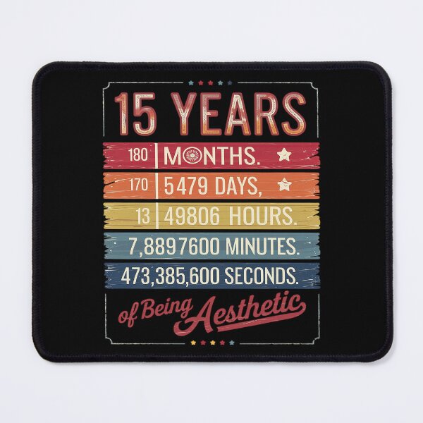 Item preview, USA 15 Years Of Being Awesome Countdown 15th Birthday designed and sold by MythWoot.