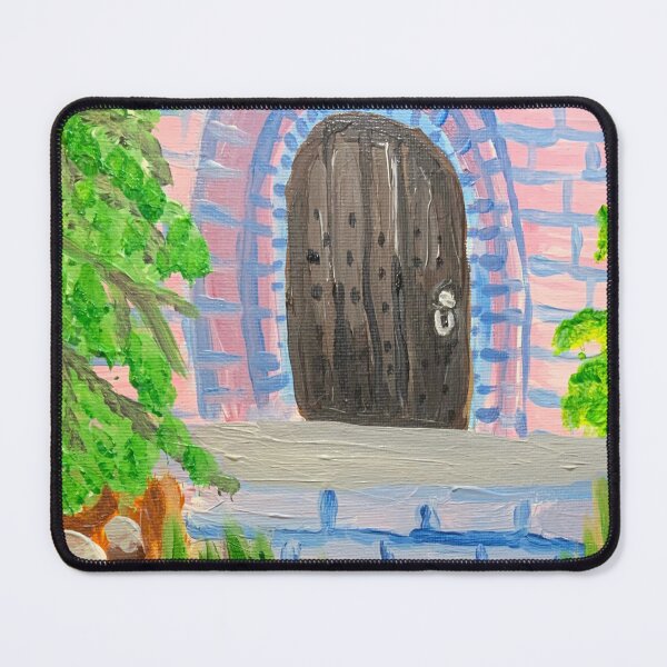 Item preview, Wooden Door In Brick Building designed and sold by pinkyjainpan.