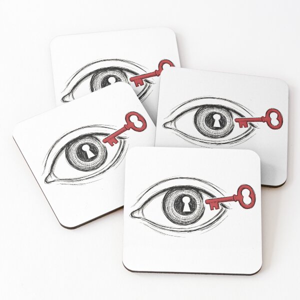 Item preview, Keyhole Eye – Key to the Soul Surreal Art designed and sold by DesignedByMarty.