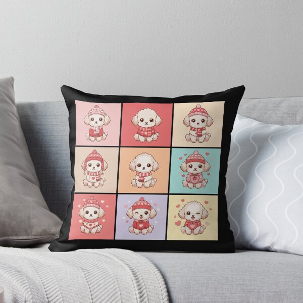 Item preview, Cute Valentine Teacup Poodle Illustration – Love Gift for Dog Lovers designed and sold by The Real Life Symphony.