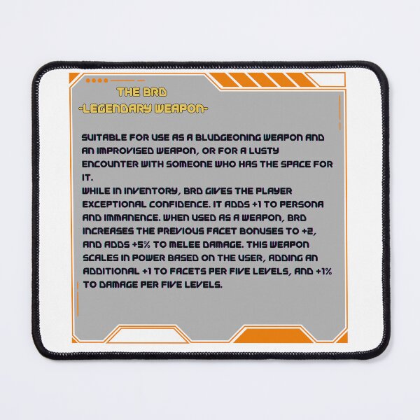 Item preview, Questionable Loot Item Card - BRD from An Undead Glitch designed and sold by Chris Philbrook.