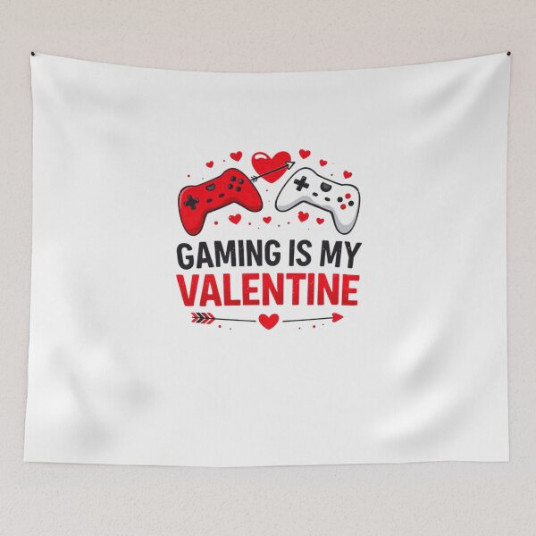 Item preview, Gaming Is My Valentine Funny Gamer Love Design designed and sold by bilal sibgui.