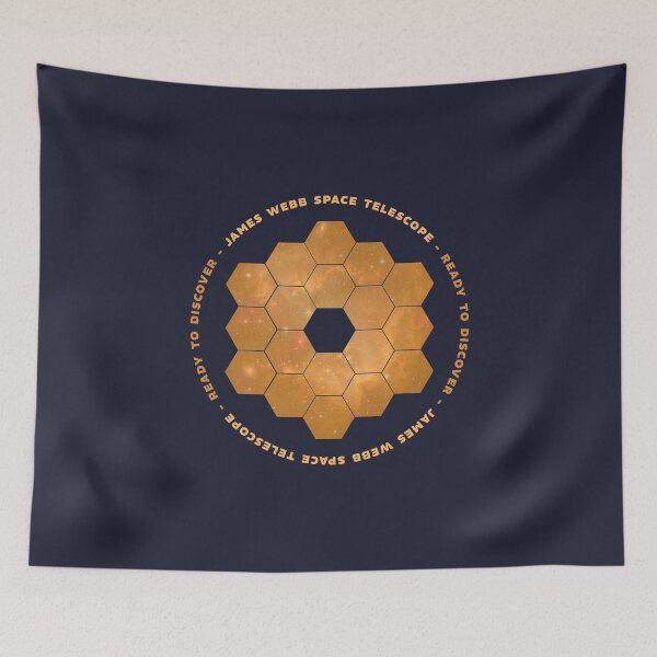 Item preview, James Webb Space Telescope Golden Nebula Astronomy Art designed and sold by KiwiRider.