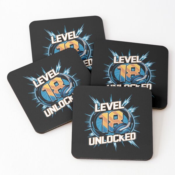 Item preview, Level 18 Unlocked Video Game 18th Birthday PC Gaming  designed and sold by AquaKiev.