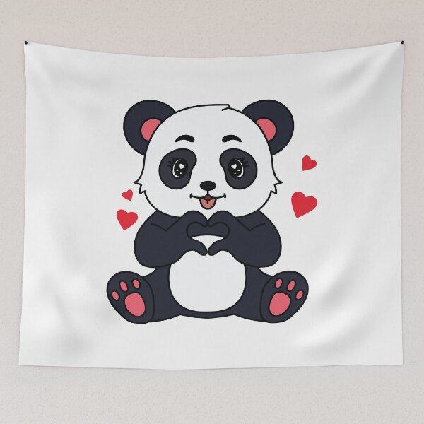 Item preview, Valentine Panda designed and sold by MarshallStickerX.