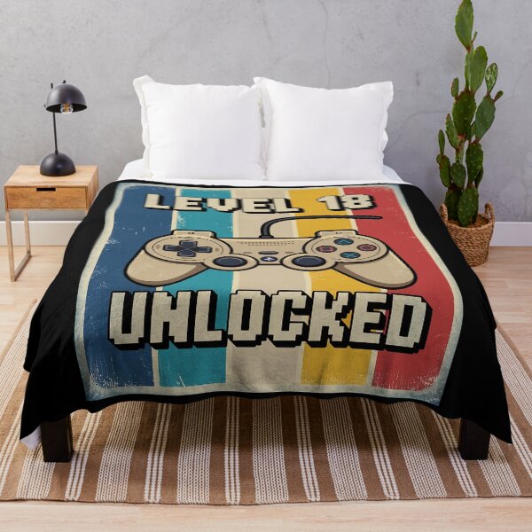 Item preview, Level 18 Unlocked Video Gamer 18 Year Old 18th Birthday designed and sold by PowAcademy.