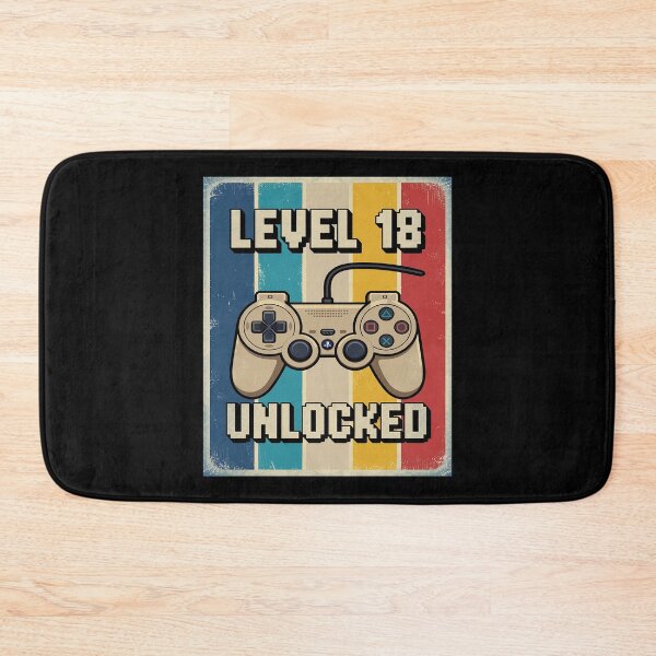 Item preview, Level 18 Unlocked Video Gamer 18 Year Old 18th Birthday designed and sold by PowAcademy.