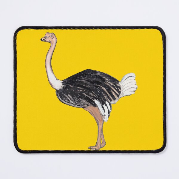 Item preview, Ostrich in Still Grace – Matte Carved Transparent PNG designed and sold by annenambiro.