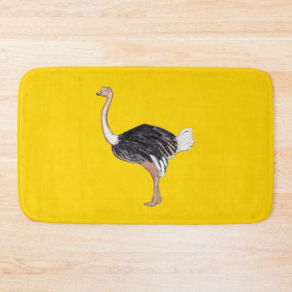 Item preview, Ostrich in Still Grace – Matte Carved Transparent PNG designed and sold by annenambiro.