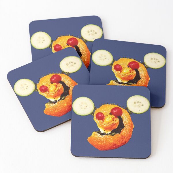 Item preview, Playful Citrus Face – Food Art with Personality designed and sold by Lawn073.