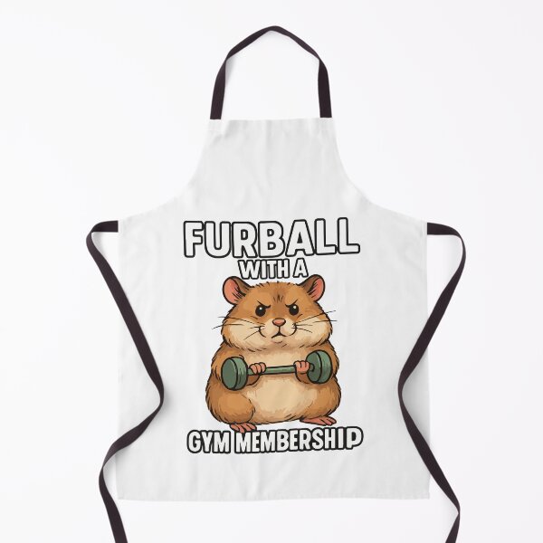 Item preview, Furball With a Gym Membership – Funny Fitness Animal Design designed and sold by storelibertys.