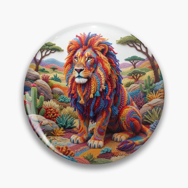 Item preview, Yarn Lion in Yarn Scrubland designed and sold by Tridentulus.