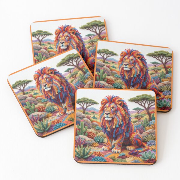 Item preview, Yarn Lion in Yarn Scrubland designed and sold by Tridentulus.