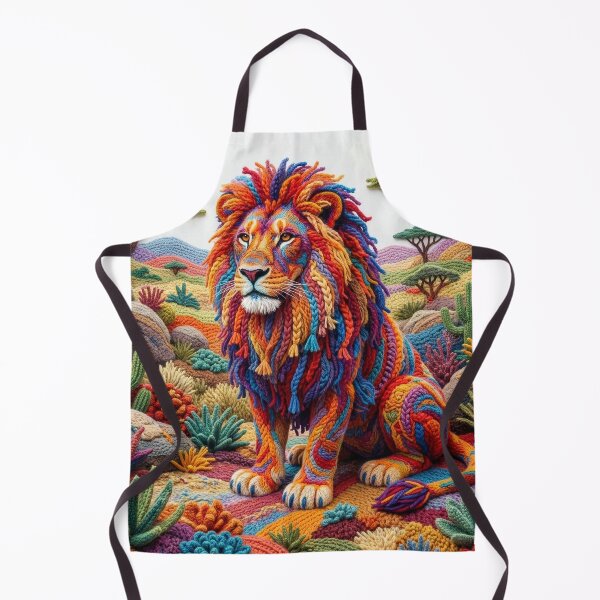 Item preview, Yarn Lion in Yarn Scrubland designed and sold by Tridentulus.