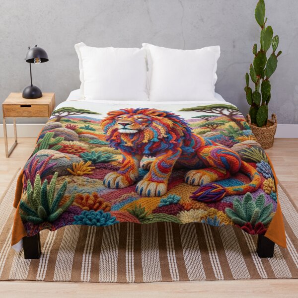 Item preview, Yarn Lion in Yarn Scrubland designed and sold by Tridentulus.