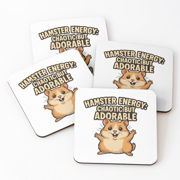 Item preview, Hamster Energy: Chaotic But Adorable – Cute Funny Hamster Design designed and sold by storelibertys.