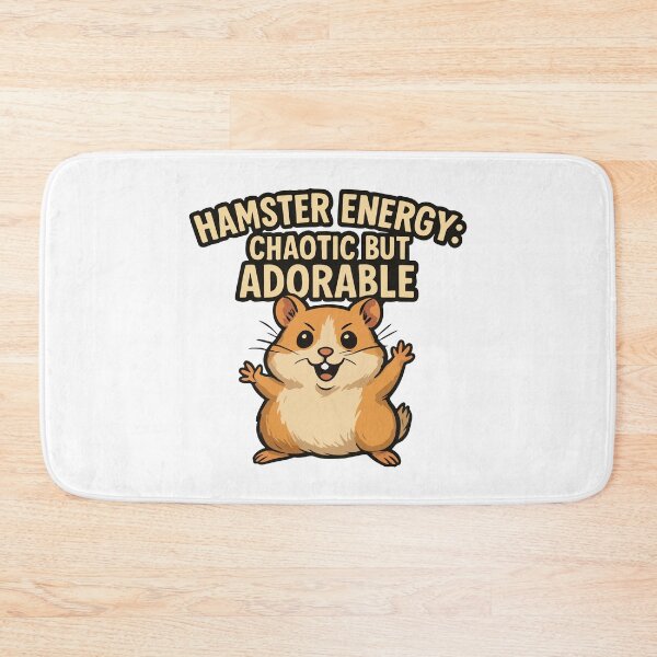 Item preview, Hamster Energy: Chaotic But Adorable – Cute Funny Hamster Design designed and sold by storelibertys.