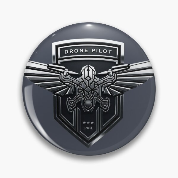 Item preview, Drone Pilot Pro Professional Quadcopter Operator Tactical Emblem designed and sold by KiwiRider.