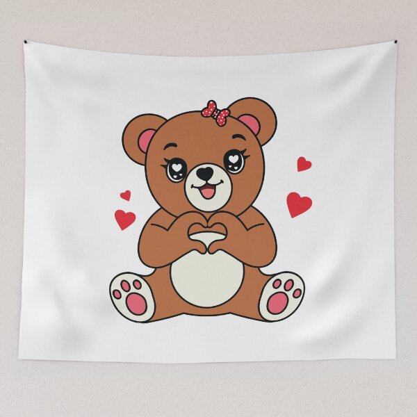 Item preview, Valentine Bear designed and sold by MarshallStickerX.