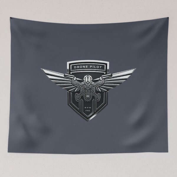 Item preview, Drone Pilot Pro Professional Quadcopter Operator Tactical Emblem designed and sold by KiwiRider.