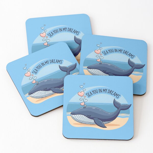 Item preview, Sea You in My Dreams – Whale Valentine Design designed and sold by Sea Gem.