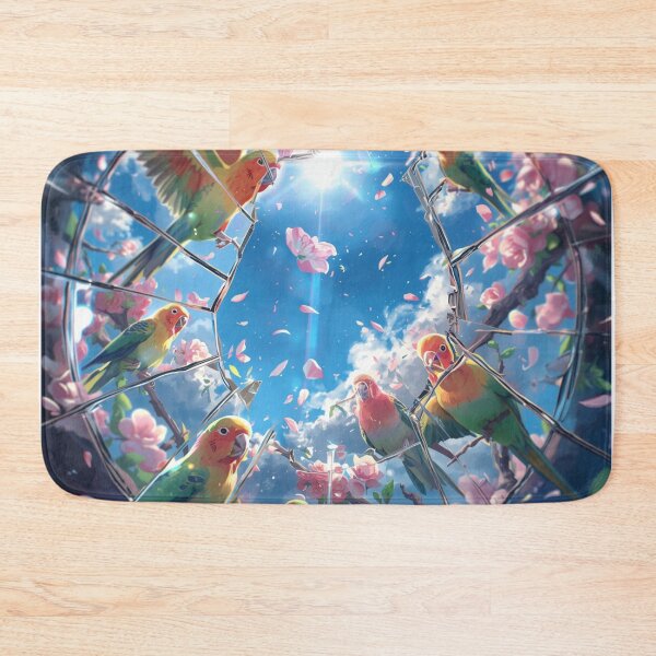 Item preview, Sunlit Chorus of Lovebirds designed and sold by DreamistStore.
