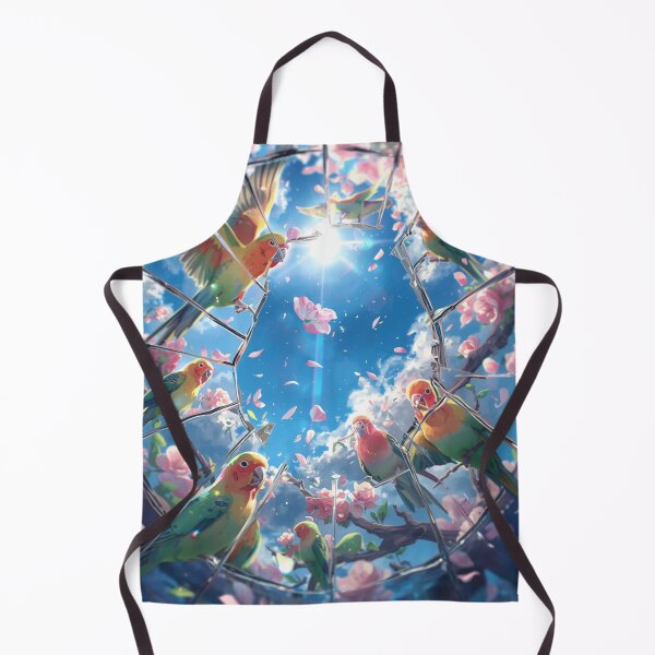 Item preview, Sunlit Chorus of Lovebirds designed and sold by DreamistStore.