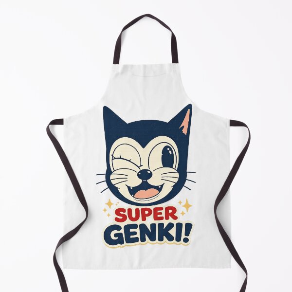 Item preview, Super Genki Kawaii Cat Shirt – Cute Japanese Aesthetic Anime-Style Cat Graphic Tee designed and sold by OreoStudio.