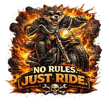 Artwork thumbnail, NO RULES. JUST RIDE by OluxOffi