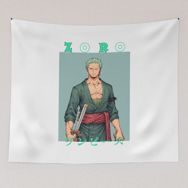 Item preview, Three Sword Samurai Warrior – Anime Style Swordsman Art designed and sold by lamiarte.