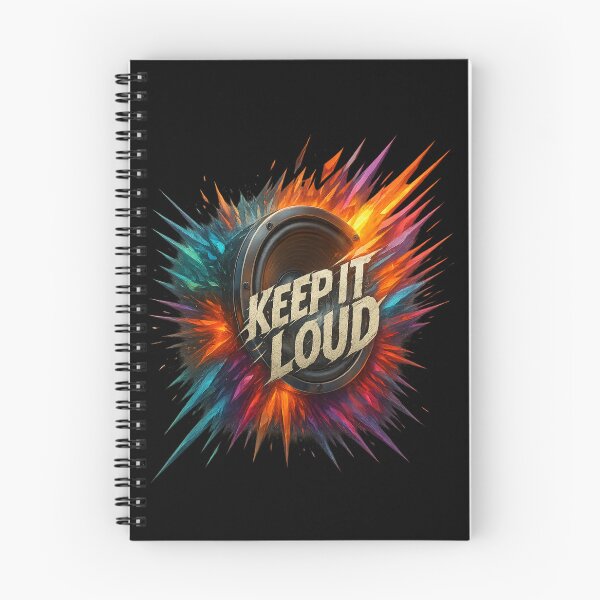 Item preview, KEEP IT LOUD - Explosive Speaker Soundwave Graphic designed and sold by MKreative Studio.