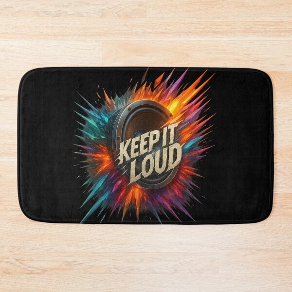 Item preview, KEEP IT LOUD - Explosive Speaker Soundwave Graphic designed and sold by MKreative Studio.